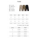 American Spring and Autumn New Heavyweight Straight Sweatpants Men's Pure Cotton Non ironing Silhouette Workwear Men's Casual Pants 