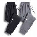 Pure cotton sports pants Men's spring and autumn thin casual trousers, closed-up guard pants, autumn loose large leggings trend 