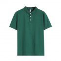 Japanese heavy cotton polo T-shirt Paul shirt Loose business men's polo shirt Men's work clothes 