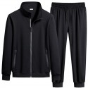 New Men's Casual Sports Set Cotton Cardigan Sweater Pants Two Piece Fashion Fashion Comfortable Men's Wear 