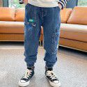 Children's Pants New Boys' Jeans Autumn Casual Pants Big Boys' Pants Fashion Boys' Clothing 