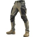 Spring casual men's pants Men's outdoor wear-resistant pocket tactical pants casual sports pants mountaineering pants 