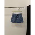 High waisted denim short skirt for women, A-line skirt, slimming and versatile half body skirt, new style for spring and summer