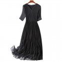 New quarter sleeved slim A-line fairy dress