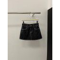 High waisted denim short skirt for women, A-line skirt, slimming and versatile half body skirt, new style for spring and summer