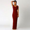 Elegant Sexy Tank Top Long Dress Fashion Dress 