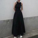 French dress, new women's summer design sense, niche slim fit, slim and long skirt