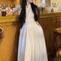 French dress, new women's summer design sense, niche slim fit, slim and long skirt