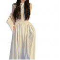 French dress, new women's summer design sense, niche slim fit, slim and long skirt