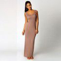 Elegant Sexy Tank Top Long Dress Fashion Dress 