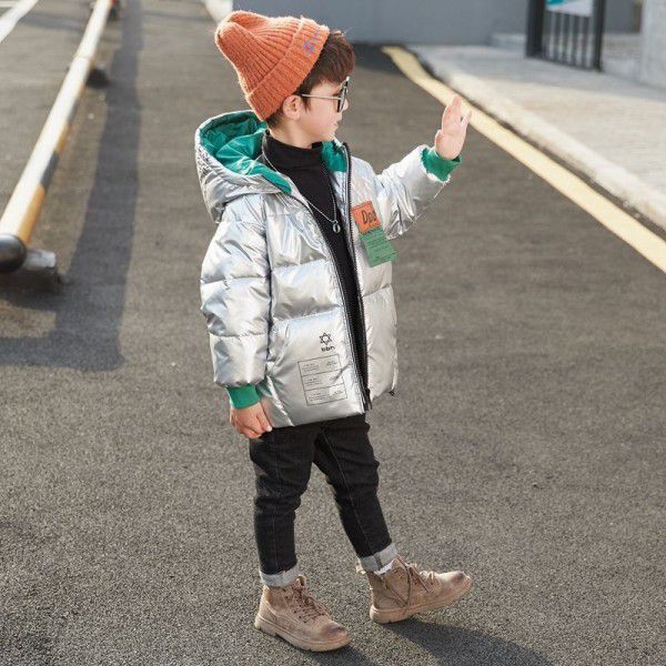 Winter new children's space down jacket boys and girls baby children's thick coat 