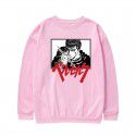 Pullover sweater long sleeved Korean loose casual top fleece women's round neck shirt