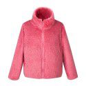 Boys and girls' autumn and winter new thickened warm children's fleece coat, medium and large children's coat, coral velvet student cotton coat 