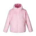 Boys and girls' autumn and winter new thickened warm children's fleece coat, medium and large children's coat, coral velvet student cotton coat 