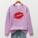 Loose, slim and minimalist sweater temperament Women's round neck long sleeved top Autumn and winter