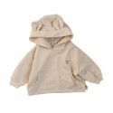 Children's spring bear hooded sweater for babies and children's Korean version of early spring coat for babies and children's cute outerwear 