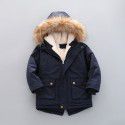 Cotton jacket, new winter fashion hooded boy's cotton jacket, children's cotton jacket