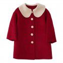 Girls' Woolen Coat Autumn and Winter New Children's Clothing Fashionable Children's Retro Mid length Double sided Cashmere Coat