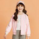 Spring new girls' coat loose and fashionable children's baseball suit comfortable sports top 