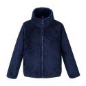 Boys and girls' autumn and winter new thickened warm children's fleece coat, medium and large children's coat, coral velvet student cotton coat 