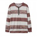 Autumn and Winter New College Style Stripe Pullover Loose Fashion Sweater Women 