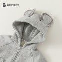 Spring and Autumn Korean version of boys and girls' hooded plush top for children's outerwear for children