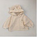 Children's spring bear hooded sweater for babies and children's Korean version of early spring coat for babies and children's cute outerwear 