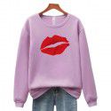 Loose, slim and minimalist sweater temperament Women's round neck long sleeved top Autumn and winter