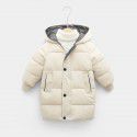 New children's down cotton-padded clothes, boys' middle and long girls' winter clothes, Korean version cotton-padded clothes, baby's thickened coat 