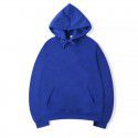 Autumn and Winter New Loose Top Korean Solid Color Plush Thickened Hooded Sweater Women 