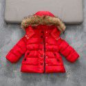 Children's cotton clothing winter cross border children's cotton clothing wholesale foreign trade wool collar small and medium-sized children's thickened coat hand cotton cotton clothing 