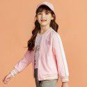 Spring new girls' coat loose and fashionable children's baseball suit comfortable sports top 