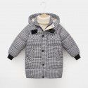 Children's cotton-padded clothes, medium and long thick baby cotton-padded jacket, autumn and winter Korean version coat, boys and girls' down cotton-padded clothes 