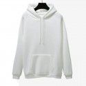 Autumn and Winter New Loose Top Korean Solid Color Plush Thickened Hooded Sweater Women 