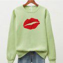 Loose, slim and minimalist sweater temperament Women's round neck long sleeved top Autumn and winter