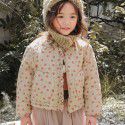 Winter Strawberry Shan Korean Children's Clothing Children's and Girls' Fashionable Print with Cotton and Velvet Short