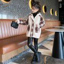 Korean version of children's clothing autumn and winter new children's casual coat in the big boy foreign style top girl's wool sweater is fashionable