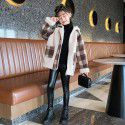 Korean version of children's clothing autumn and winter new children's casual coat in the big boy foreign style top girl's wool sweater is fashionable