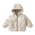 Winter baby down vest two-piece suit for boys autumn and winter thickened top 