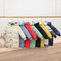 New children's down cotton-padded clothes, boys' middle and long girls' winter clothes, Korean version cotton-padded clothes, baby's thickened coat 