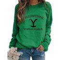 Autumn and Winter New Print Casual Loose Pullover Long Sleeve Women's Top Sweater Women's