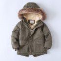 Cotton jacket, new winter fashion hooded boy's cotton jacket, children's cotton jacket