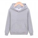 Cotton casual hooded pullover thickened plush solid color new spring and autumn versatile loose Japanese women's sweater 