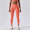 Naked yoga pants, hip lifting, running, quick drying fitness pants, candy colored high waisted tight sports pants