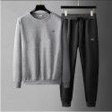 Leisure round necked hoodie, sanitary pants, fashionable jogging sportswear, men's set