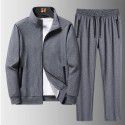 Sports Set Spring and Autumn Season Men's Loose Large Casual Coat Sportswear Two Piece Set 