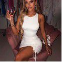 New Women's Fashion and Sexy Solid Color Double Layer Pleated Short Skirt Women's Dress Summer