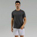 Men's Short sleeved Outdoor Sports Fitness T-shirt Business Commuter Top Spring and Autumn