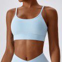 Tie up quick drying back yoga bra, running fitness sports bra, tight yoga suit top