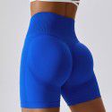 Seamless yoga shorts, peach lifting buttocks, high waist fitness pants, tight running sports shorts for girls